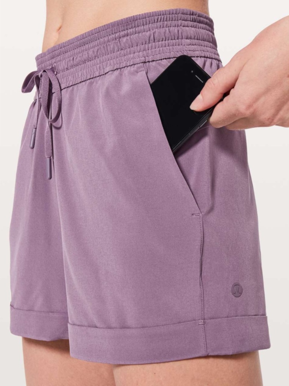 Lululemon Athletics Spring Break Away Short *4-way Stretch 3" in Smoked Mulberry